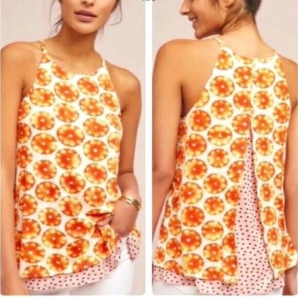 Anthropologie Porridge Swing‎ Layered Tank